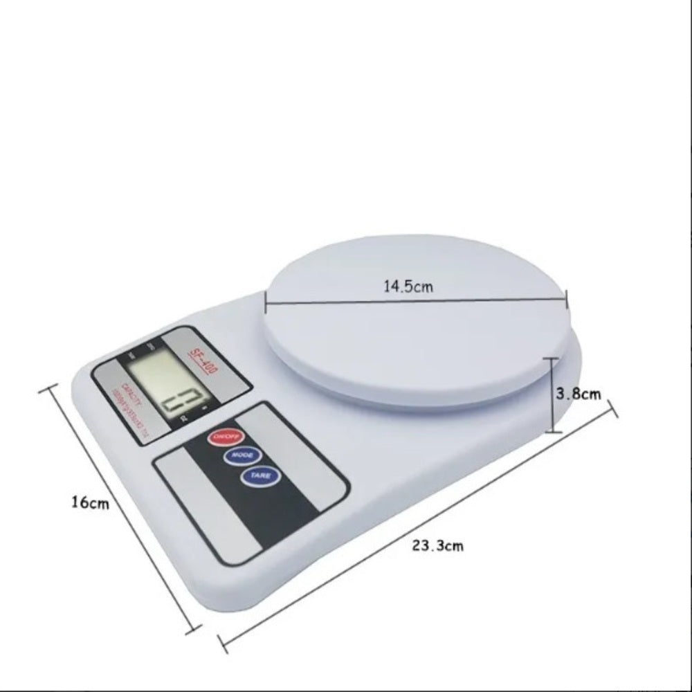 Balanza Gramera Báscula Cocina Digital Capacidad Hasta 10kg